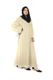 Double Abaya  Offiya & Black 2